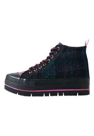 Baskets montantes - blue