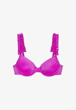 LASCANA, BÜGEL-TOP - Haut de bikini - magenta