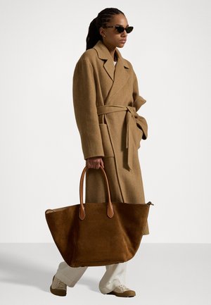 Polo Ralph Lauren DOUBLE FACED WOOL WRAP COAT - Klasikinis paltas - camel melange