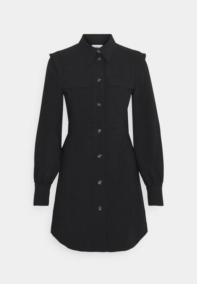 PARKER DRESS - Shirt dress - black