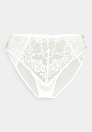 HIGH WAIST   - Trosor -  ecru