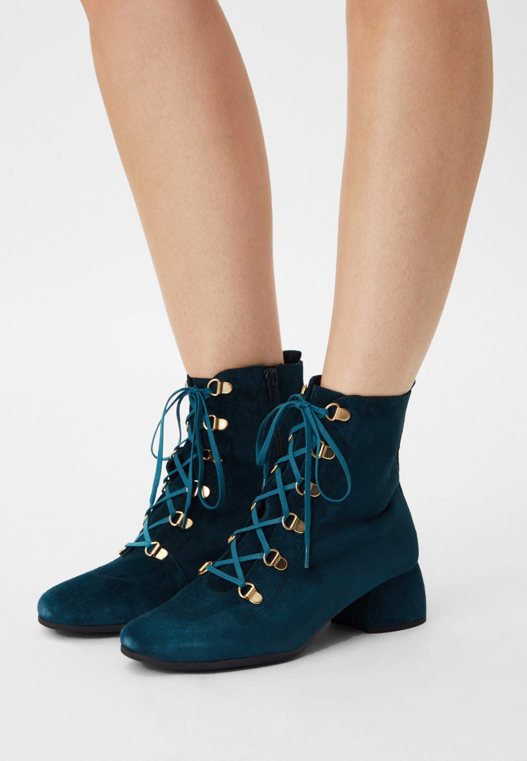 petrol blue boots