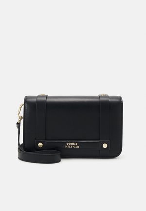 Tommy Hilfiger HERITAGE CROSSOVER - Keresztpántos táska - black