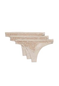 Marks & Spencer SOFT 3 PACK - String - opaline/beige - ZALANDO.FR