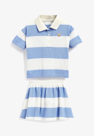 2 PIECE SET - A-line skirt - blue