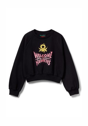 STRANGER THINGS CROPPED - Sweatshirt - black
