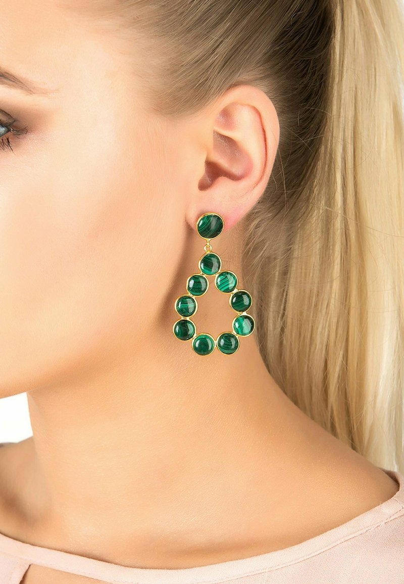 Latelita HATUN GEMSTONE STATEMENT Earrings green Zalando.co.uk
