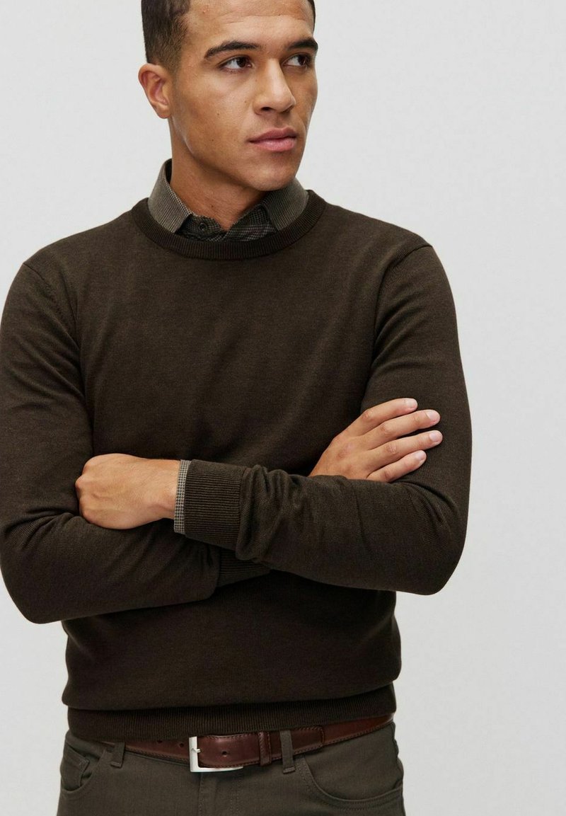 Bläck MENTON - Neule - chocolate brown