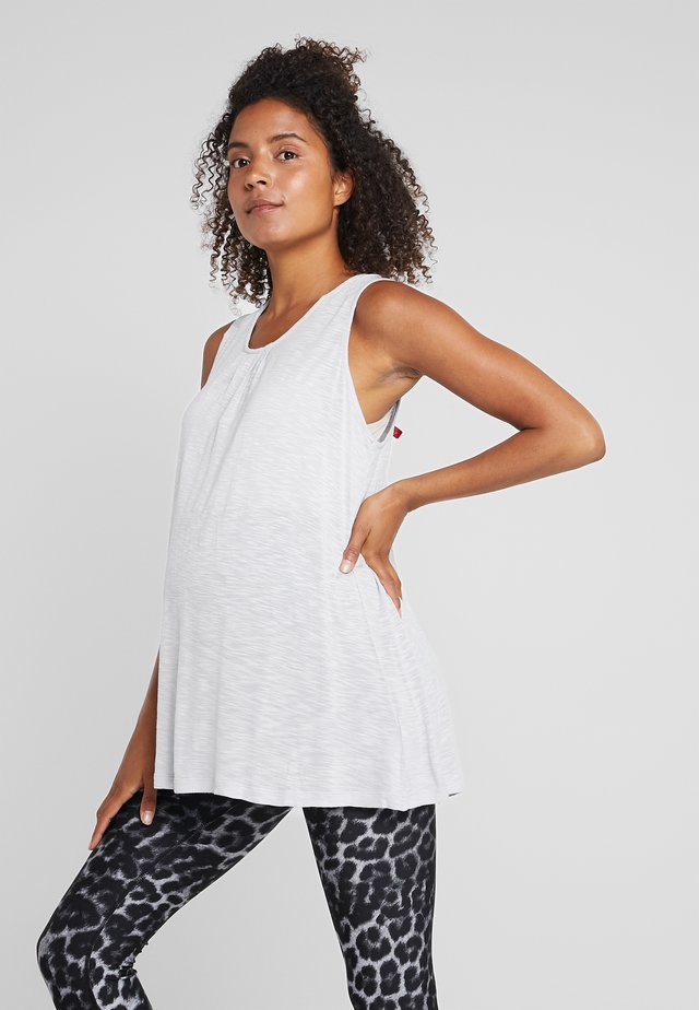 MATERNITY DRAPE YOGA - Toppi - silver