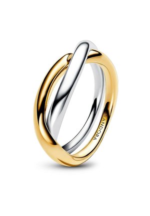 Pandora ENTWINED BANDS - Ring - sterling silver and gold plated