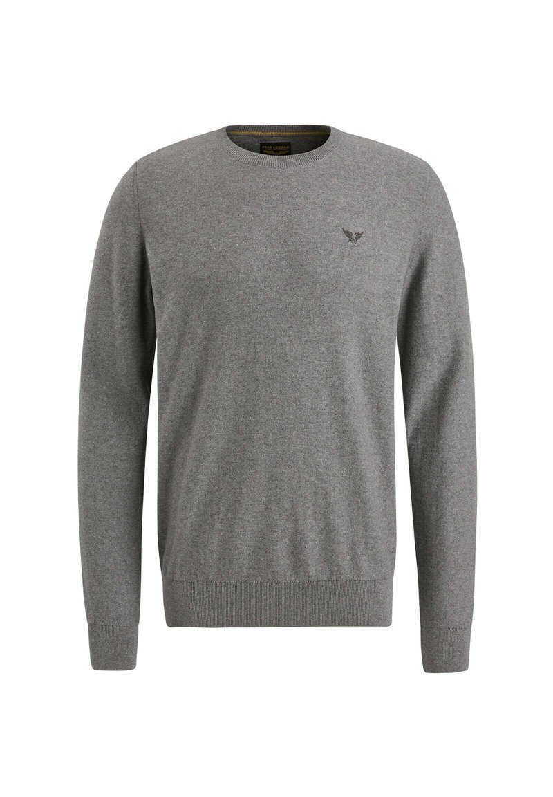 Produktbild von PME LEGEND Herren Rundhals Pullover R-Neck American Classic Single Jersey Knit In Schwarz Für Herren | DE