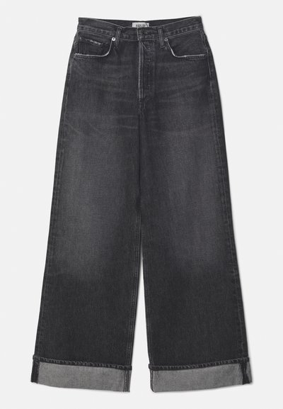 Agolde DAME  - Wide Leg - black denim