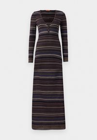 LONG DRESS - Kampsunkleit - brown/purple
