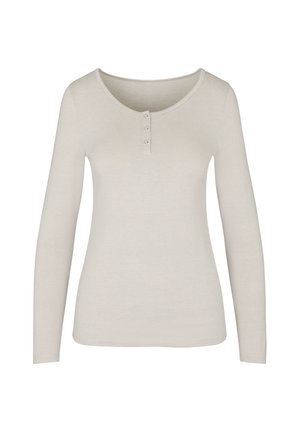 Hunkemöller, HUNKEMÖLLER PYJAMA TOP THIN STRIPE - Nachtwäsche Shirt - grey