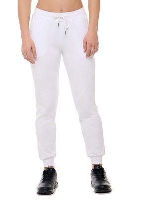 LEONE 1947, WOMAN SWEATPANTS NEW BASIC - Pantalon de survêtement - optic white
