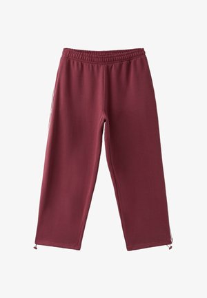 Stradivarius, TOGGLE JOGGER TROUSERS - Pantalon de survêtement - mottled dark red