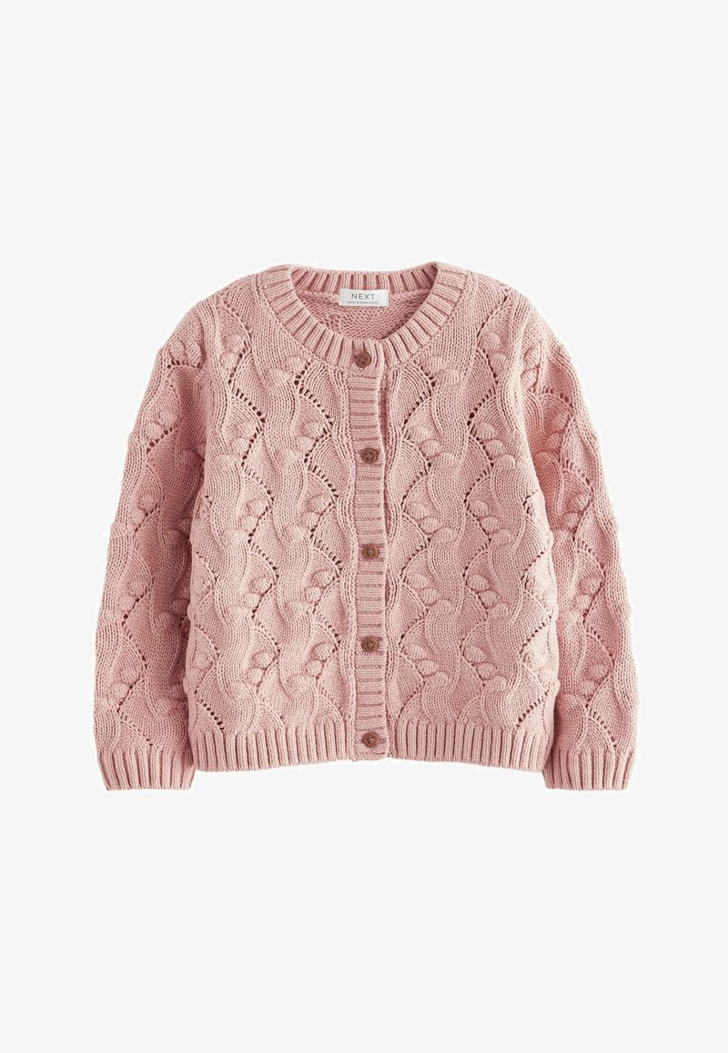 Next BOBBLE STITCHED - REGULAR FIT - Kardigan - pink