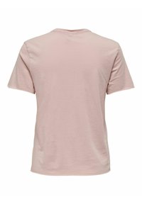 ONLY ONLLUCY LIFE BOX - Camiseta estampada - silver pink