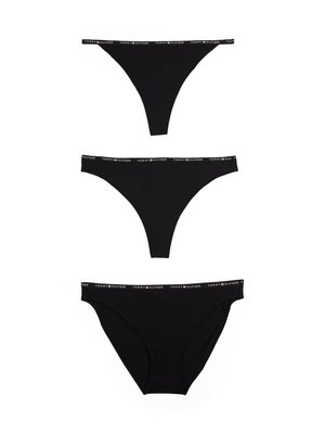 MULTI SHAPE BOTTOM 3 PACK - Perizoma - black