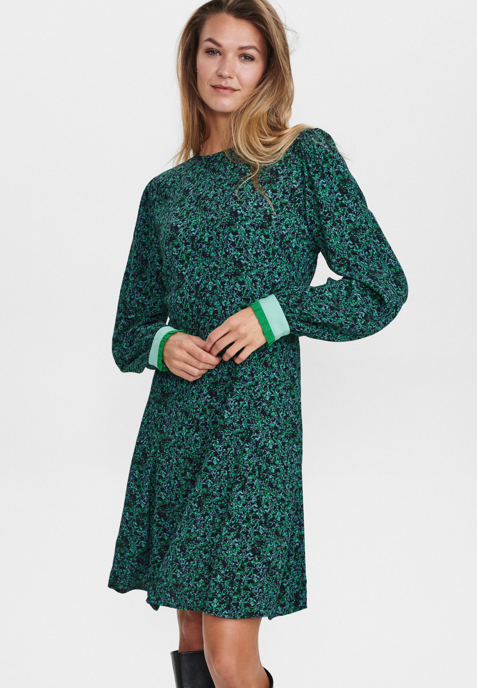 Nümph NUCHRISTI - Day dress - caviar/black - Zalando.ie
