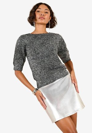 REGULAR FIT - BOW - Blúz - black