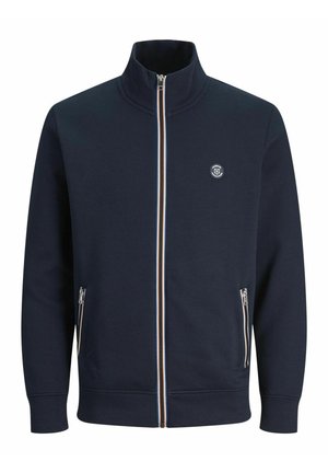 EINFARBIG - Sweatjacke - navy blazer