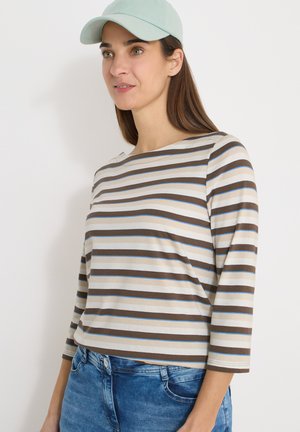 GESTREIFTES  - Camiseta de manga larga - beige