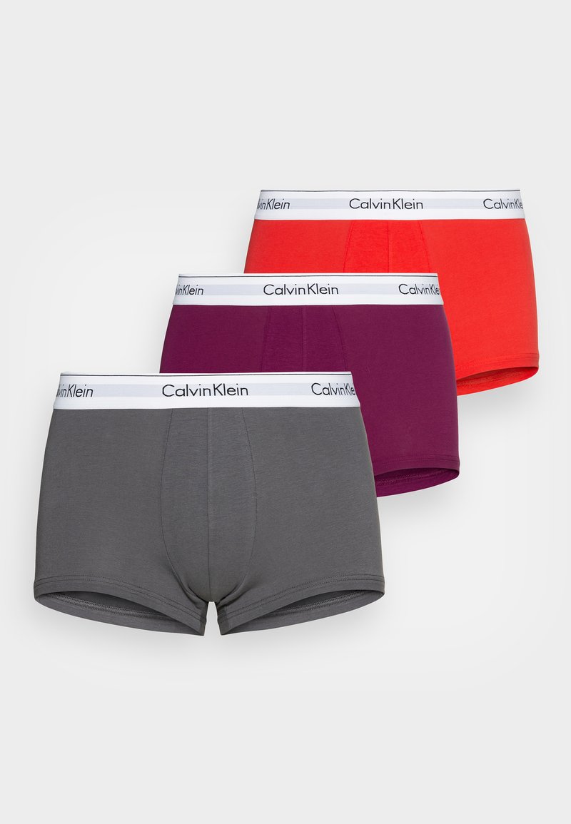 Calvin Klein Underwear TRUNK 3 PACK Panties orange odyseey/grey sky