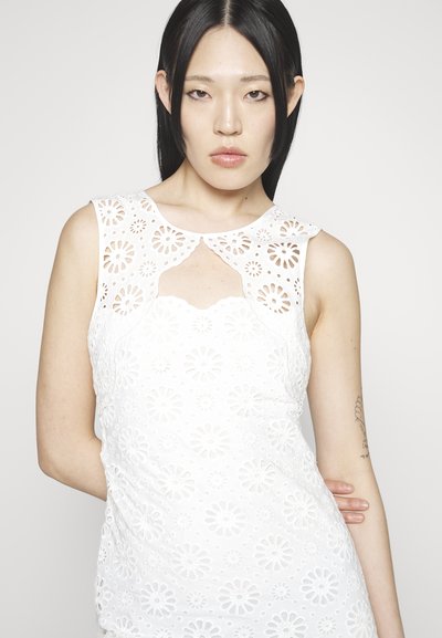 DESIGNERS REMIX SANDRINE BRODERIE DRESS - Cocktail φόρεμα / Φόρεμα για πάρτι - white