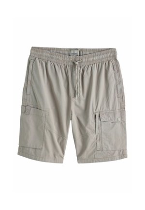 Next, REGULAR FIT - DRAWSTRING WAIST CARGO   - Shorts - mushroom