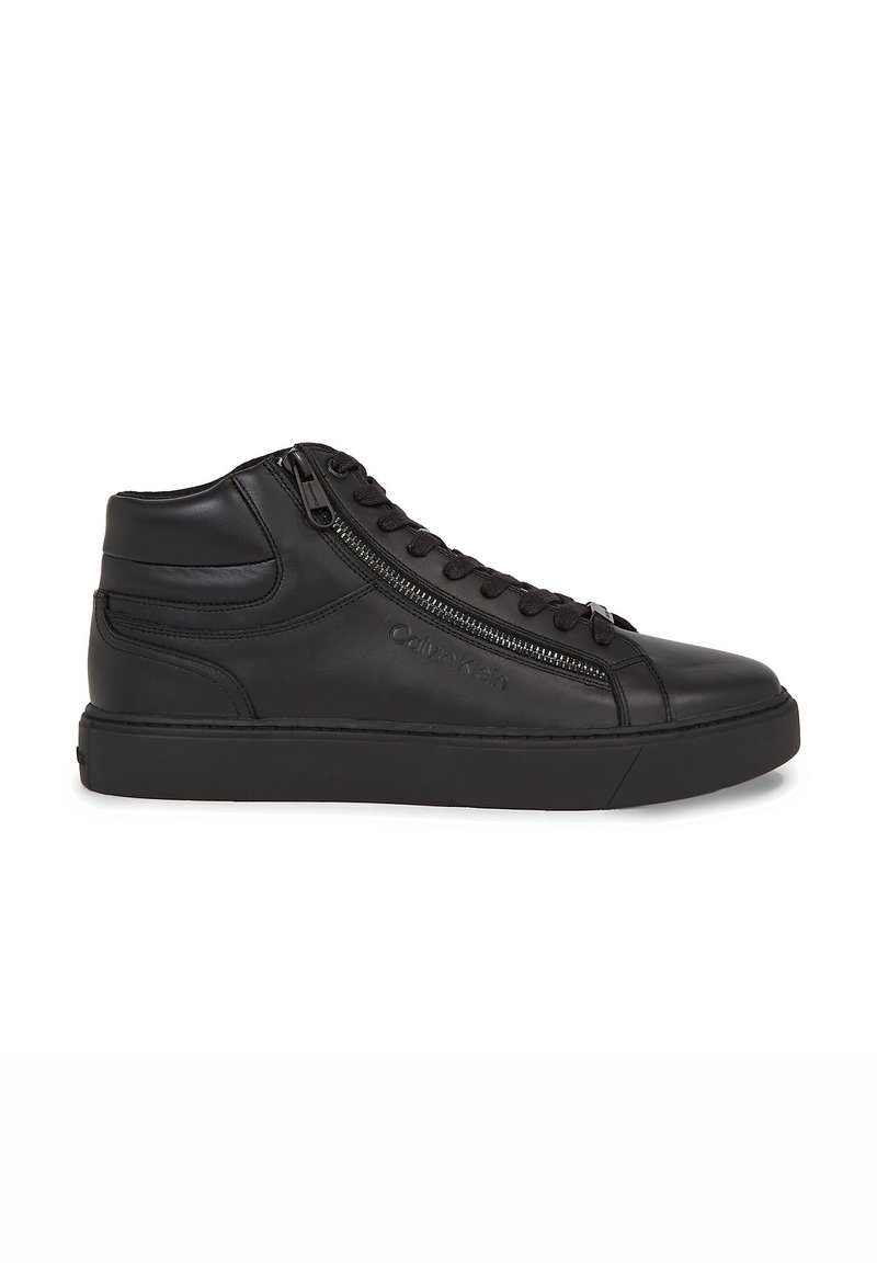 Calvin Klein - W ZIP RUBB - High-top trainers - triple black, Enlarge