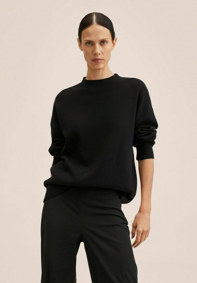 Damen Strickjacken | Mango LOTUS Strickpullover schwarz - RY65655 Damen Strickjacken | Mango LOTUS Strickpullover schwarz - RY65655