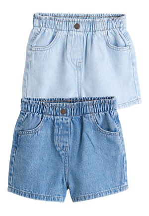Next, REGULAR FIT - PULL ON 2 PACK  - Farkkushortsit - mid blue dark blue denim