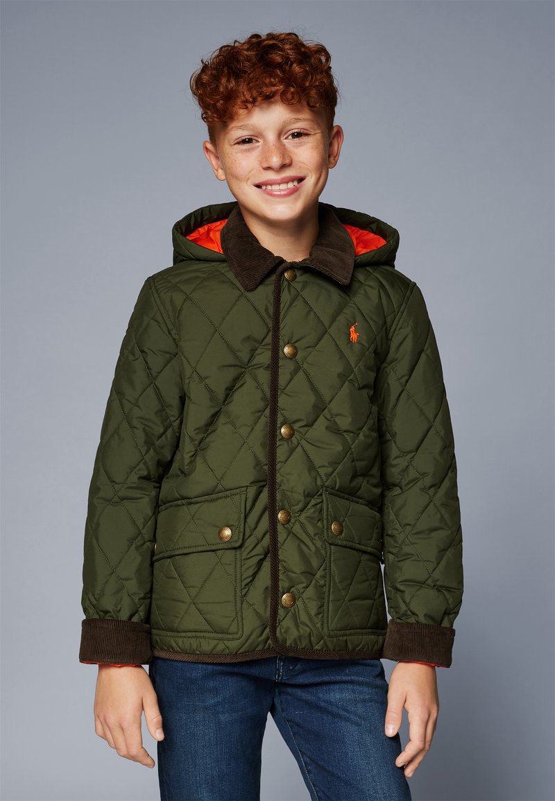 Polo Ralph Lauren HOODED BARN JACKET - Parka - company olive