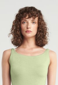 Wolford JAMAIKA SINGLET - Linne - opal green