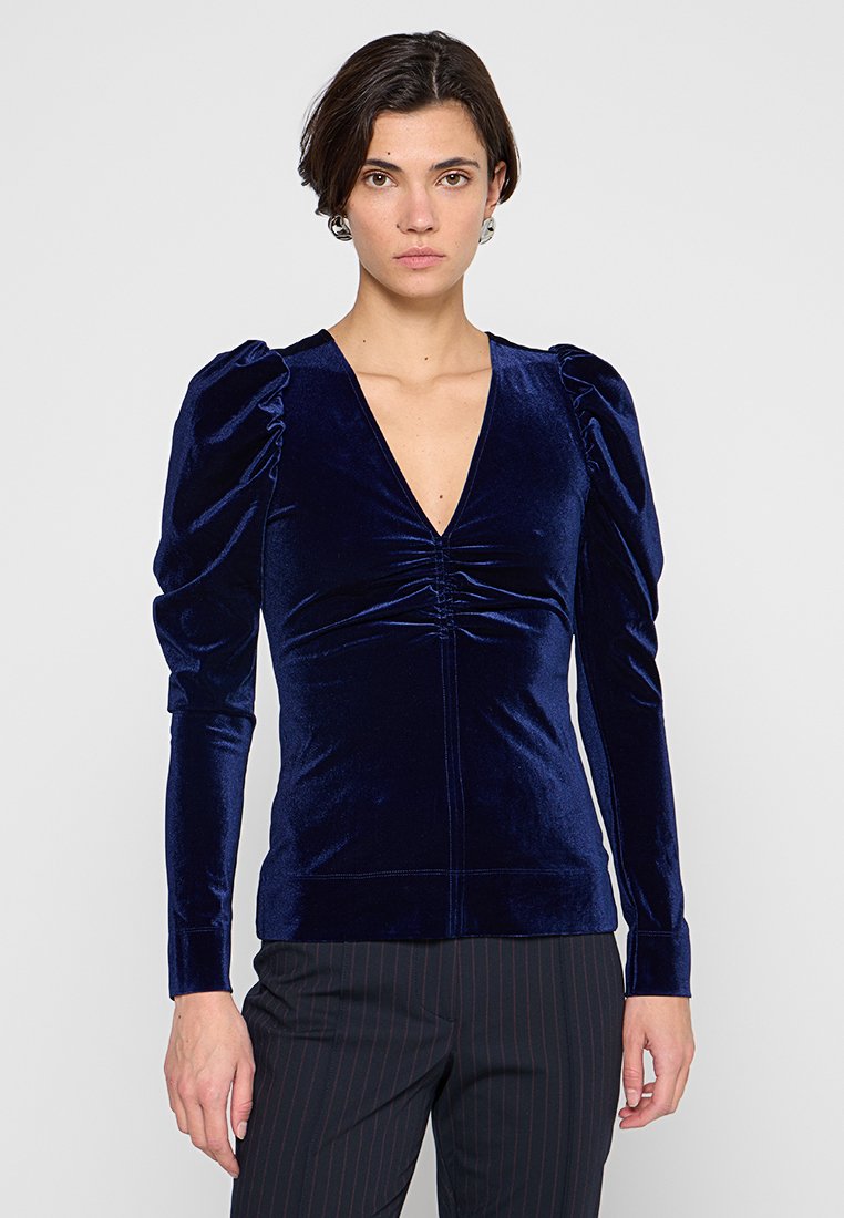 Ganni Blouse blauw