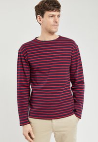 Armor lux LOCTUDY MARINIÈRE - Langærmet T-shirt - navire/braise