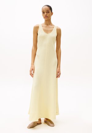 Tommy Hilfiger TANK MAXI DRESS - Maxi dress - lemon zest