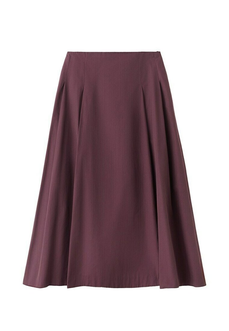 Mango A-Linien-Rock - bordeaux - Zalando.at