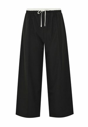 Pixie Girl, PETITE WIDE LEG TROUSERS - Trousers - black