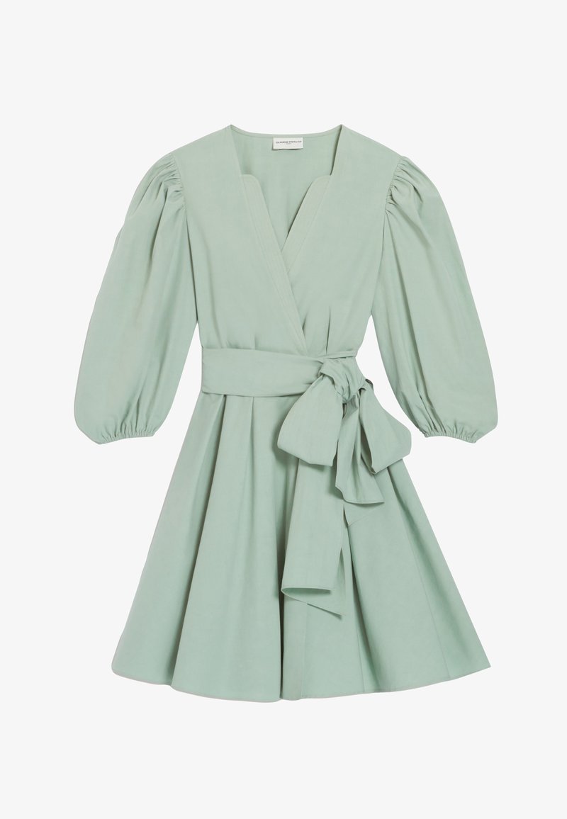 claudie pierlot green dress Mid-length dress