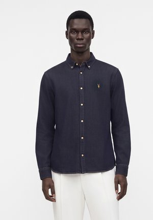 AllSaints, GLEASON SHIRT - Риза - rinse wash indigo