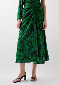FIRE PRINT - A-snit nederdel - green