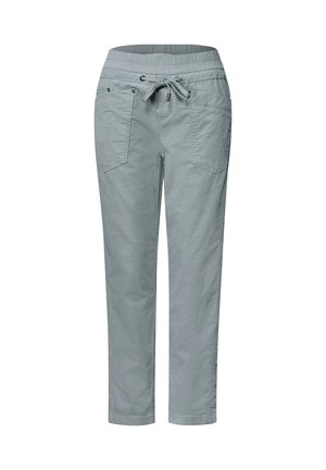 Street One, SLIM LEG CORDHOSE IM LOOSE FIT - Pantalon classique - arctic grey