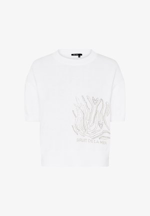 Marc Aurel, MARC AUREL PULLOVER - Print T-shirt - white