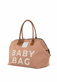 Bagmori BABY BAG PRINTED DIAPER BAG - Soma zīdaiņu pārsiešanai - beige