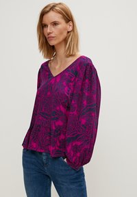 comma Camicetta - pink floral print