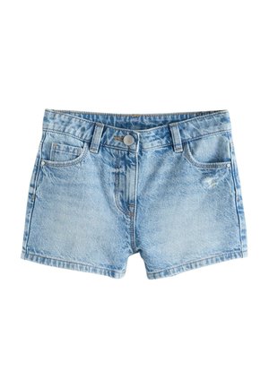 REGULAR FIT  - Jeansshort - mid blue