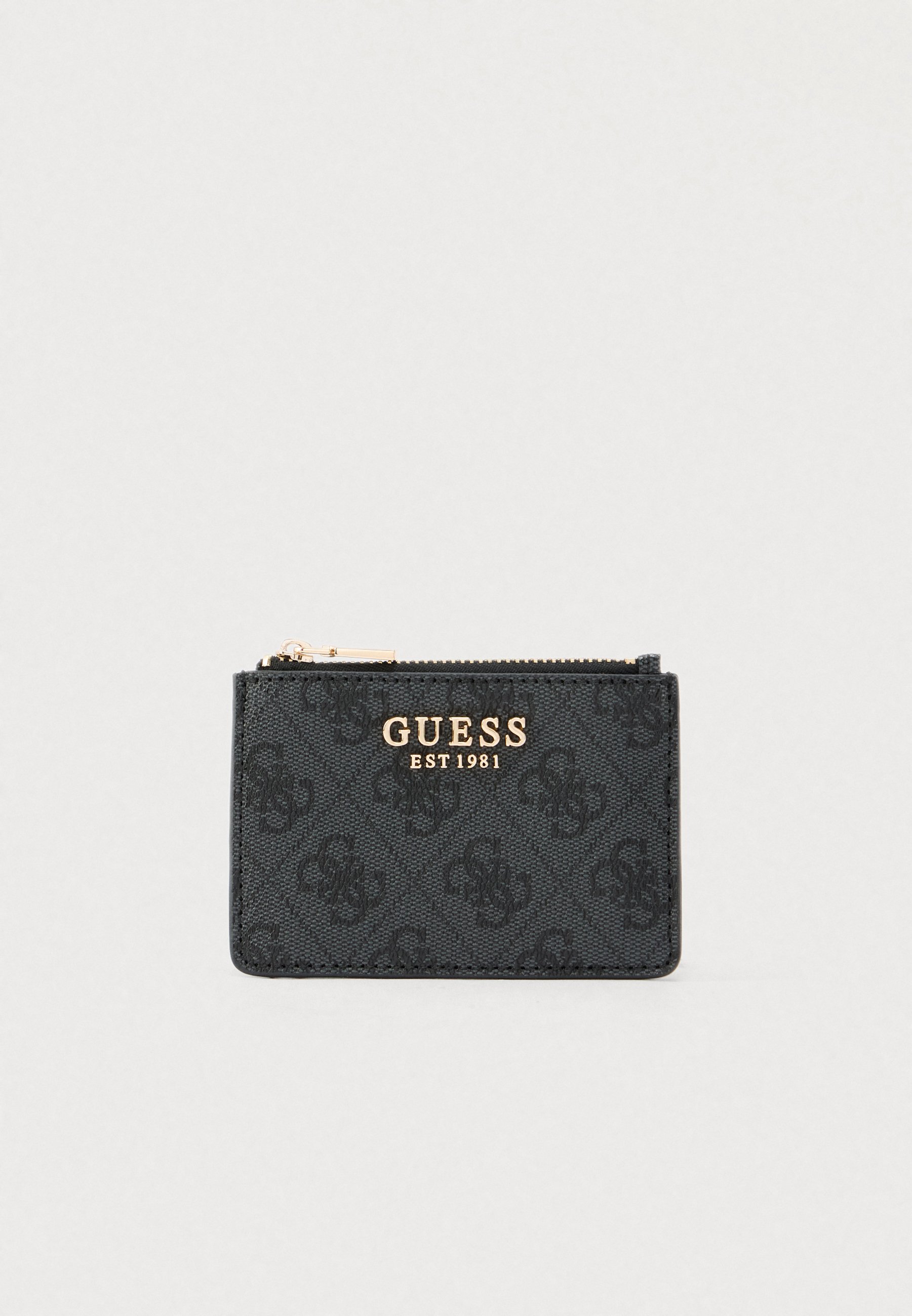 GUESS kaarthouder Laurel II SLG Card Case Latte Logo beige