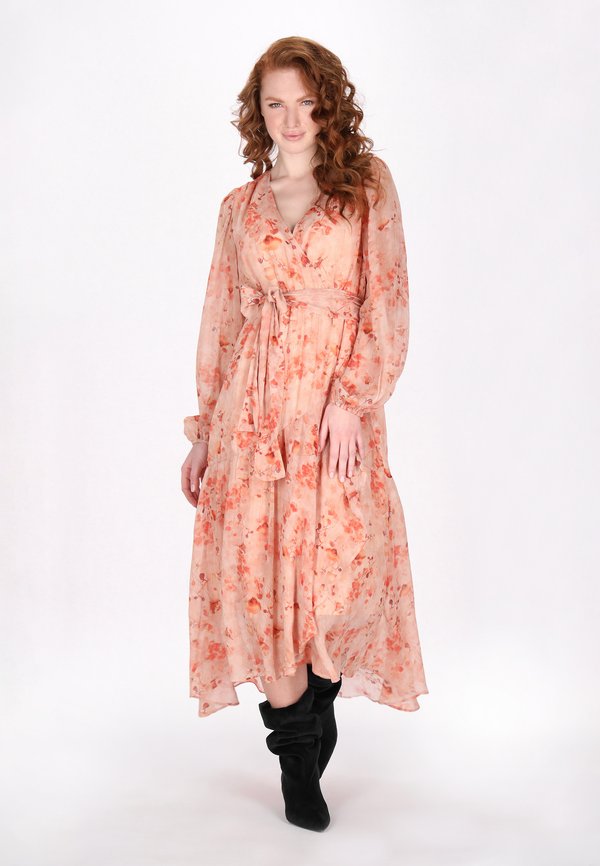 Freizeitkleid - apricot